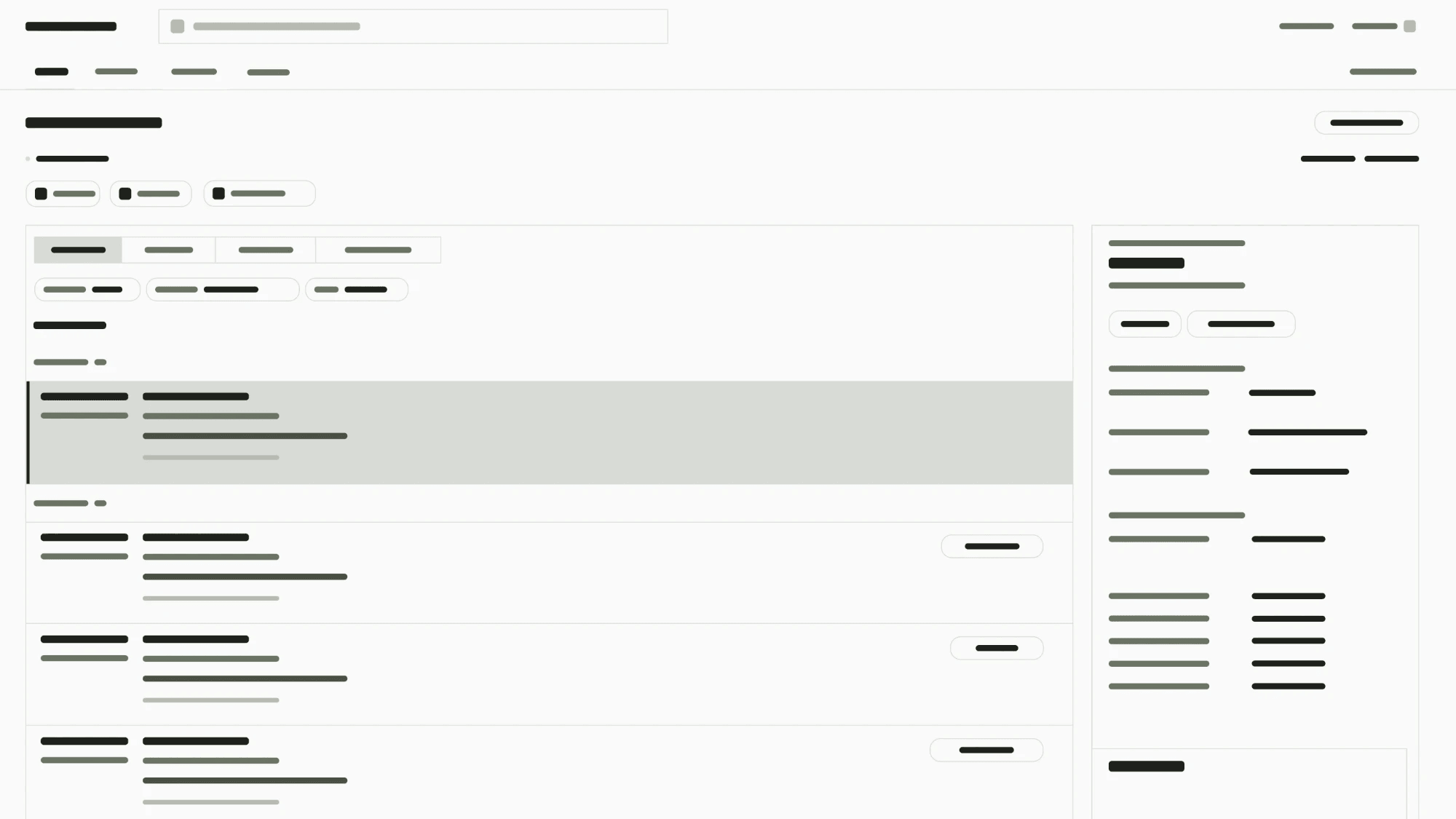 Lo-fi wireframe of the case queue screen